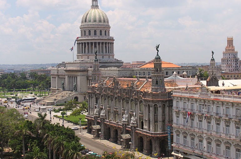 Capitol of Cuba near Casa Vieja 1840